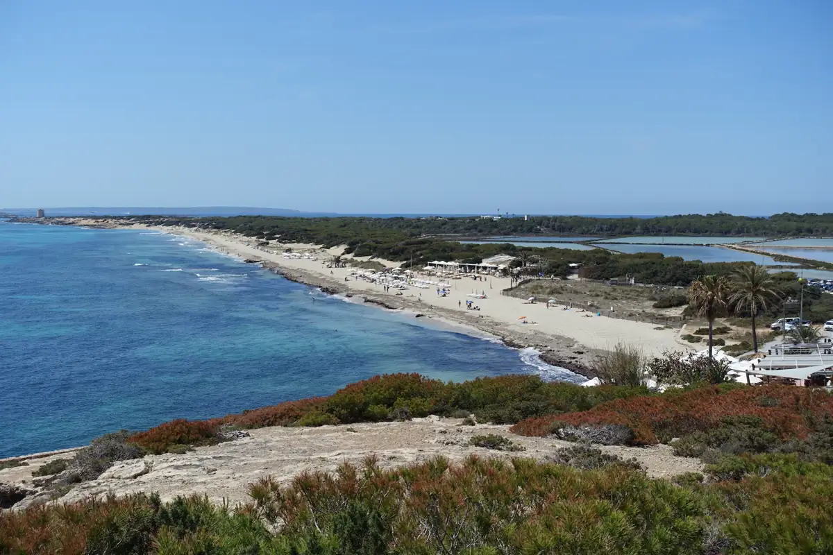 Playa de Es Cavallet, sur de Ibiza